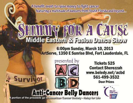 Shimmy for a Cause, a Middle Eastern and Fusion Dance Show