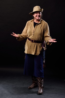 Sherry R cosplaying as 'Harriet Mudd'