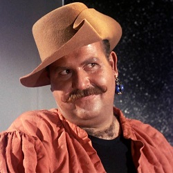 face shot of Harry Mudd, from Star Trek original series 'Mudd's Women'