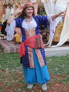 Sherry R in Ghawazee costume