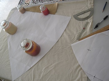 pic of widening/lengthening the cape pattern