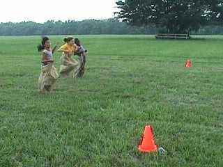 -Sack race-